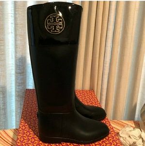 SALE!!! Tory Burch Compression Rain Boots